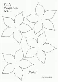 Image result for Poinsettia Template Free