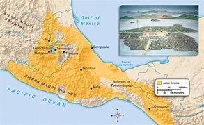 Image result for Aztec Empire in American Continent Map