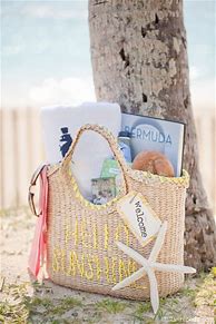 Image result for Beach Wedding Welcome Bag Ideas