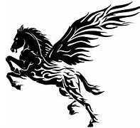 Image result for Mobil Pegasus Vector Art