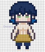 Image result for Anime Characters Pixel Art Grid