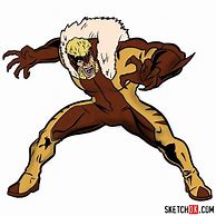 Image result for Draw Sabretooth Character