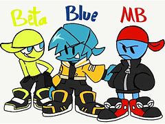 Image result for Blue FNF 2D