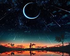 Image result for Anime Moon Sky