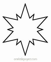 Image result for Star Shape Cut Out