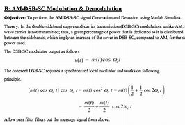 Image result for DSB Modulation