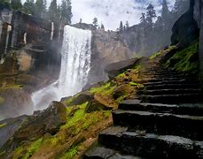 Image result for Mist Trail Yosemite Sunset