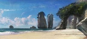 Image result for Beach Concept Art