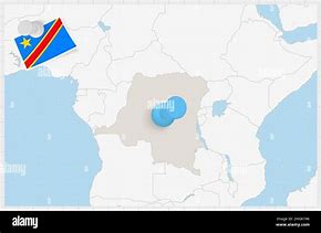 Image result for DR Congo Flag Map