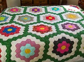 Image result for Flower Garden Quilt