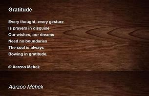 Image result for Poem On Gratitude for God