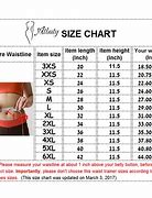 Image result for Woman Waist Size Chart