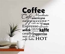 Image result for Coffee Wall Decals