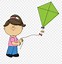 Image result for Boy Flying Kite Clip Art