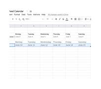 Image result for Calendar in Google Sheets