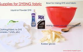 Image result for Dyeing Fabric Techniques for Kids