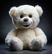 Image result for Sitting White Bear Plush