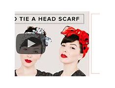 Image result for Easy Head Scarf Tying