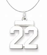 Image result for Necklace with 22 Number