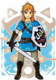 Image result for Anime Link Drawings Breath of the Wild