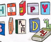 Image result for Happy Birthday Books Background