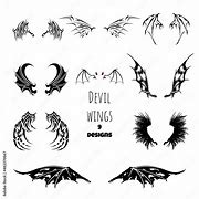 Image result for Demon with Wings Tattoo Sketch