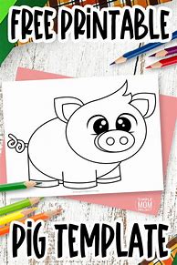 Image result for Pig Template to Print