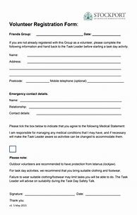 Image result for Daftar Volunteer Form