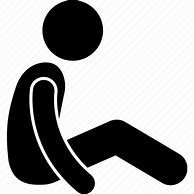 Image result for Karate Man Sitting Icon