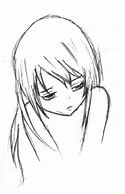 Image result for Line Drawings Anime Sad Boy