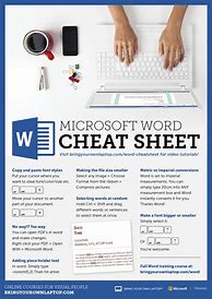 Image result for Word Cheat Sheet