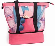 Image result for Mesh Beach Bag with Cooler