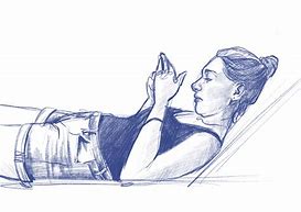 Image result for Lazy Girl Drawing