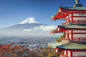 Image result for Pic of Tokyo with Mount Fuji