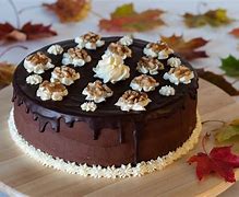 Image result for Chocolate Walnut Cream Cake