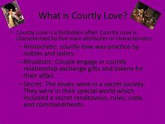 Image result for Feudal Society Courtly Love