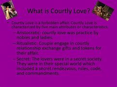 Image result for Rules of Courtly Love