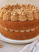 Image result for Coffee and Walnut Cake with Buttercream