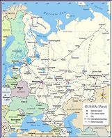 Image result for Western Russia Map