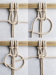 Image result for Basic Macrame Knots