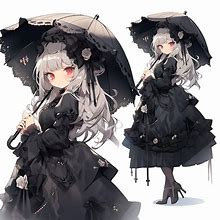 Image result for Gothic Anime Girl