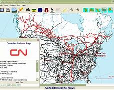 Image result for Canada Railway Map