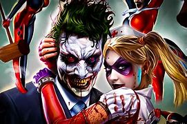 Image result for Bloody Harley Quinn and Joker