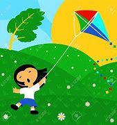 Image result for Kite Windy Day Cartoon