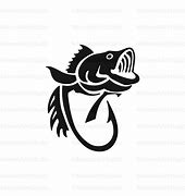 Image result for Bass Fishing Hook SVG