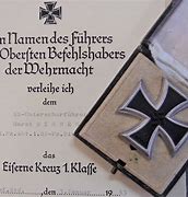 Image result for Adolf Hitler Iron Cross First Class