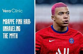 Image result for Kylian Mbappe Pink Hair