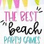 Image result for Beach Themed Party Games