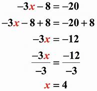 Image result for How to Solve Two Step Equations