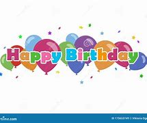 Image result for Happy Birthday Balloons Clip Art